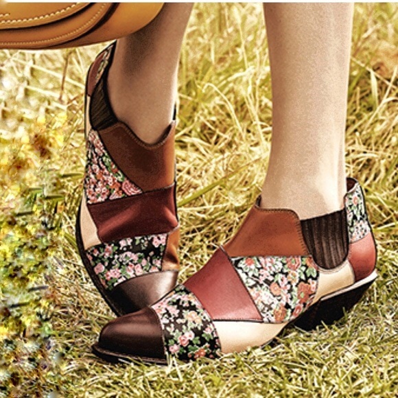 Coach patchwork booties size 7 - Picture 7 of 12